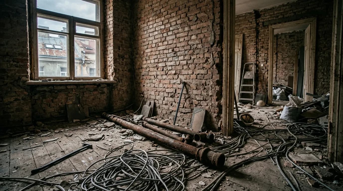 Ar galima gyventi bute remonto metu? Ką reikia žinoti Vilniuje
